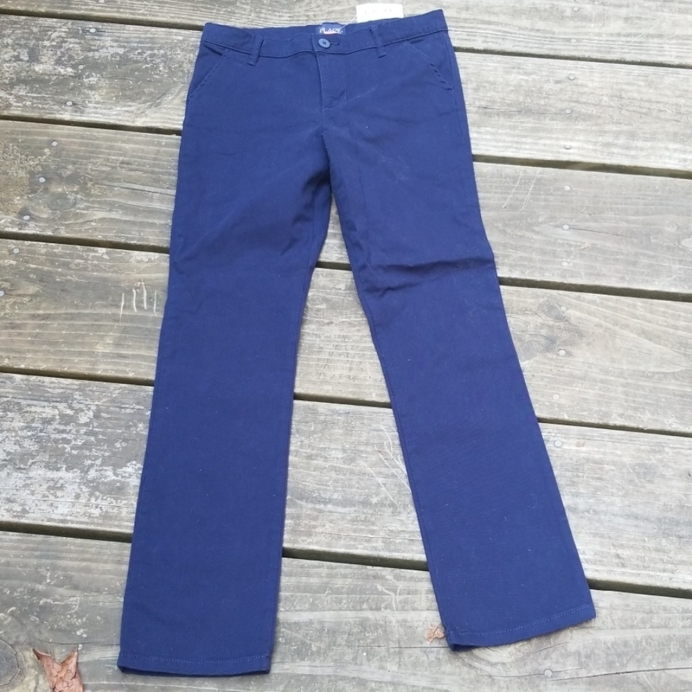 NWT children's place size 12 blue plants